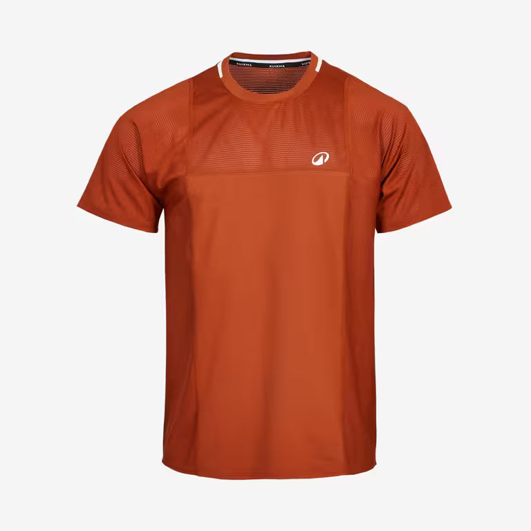 Men's tennis/pickleball t-shirt - Dry brown
