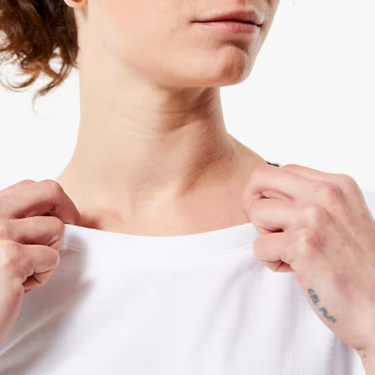 Women's Crew Neck Cotton T-Shirt - White